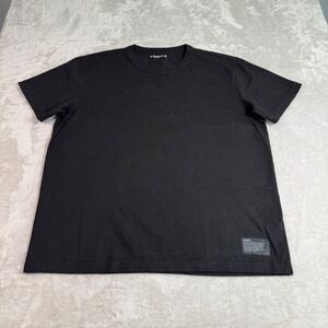 NWOT American Giant Men Everest Tee T-Shirt M Black Cotton Made in USA Crew Neck